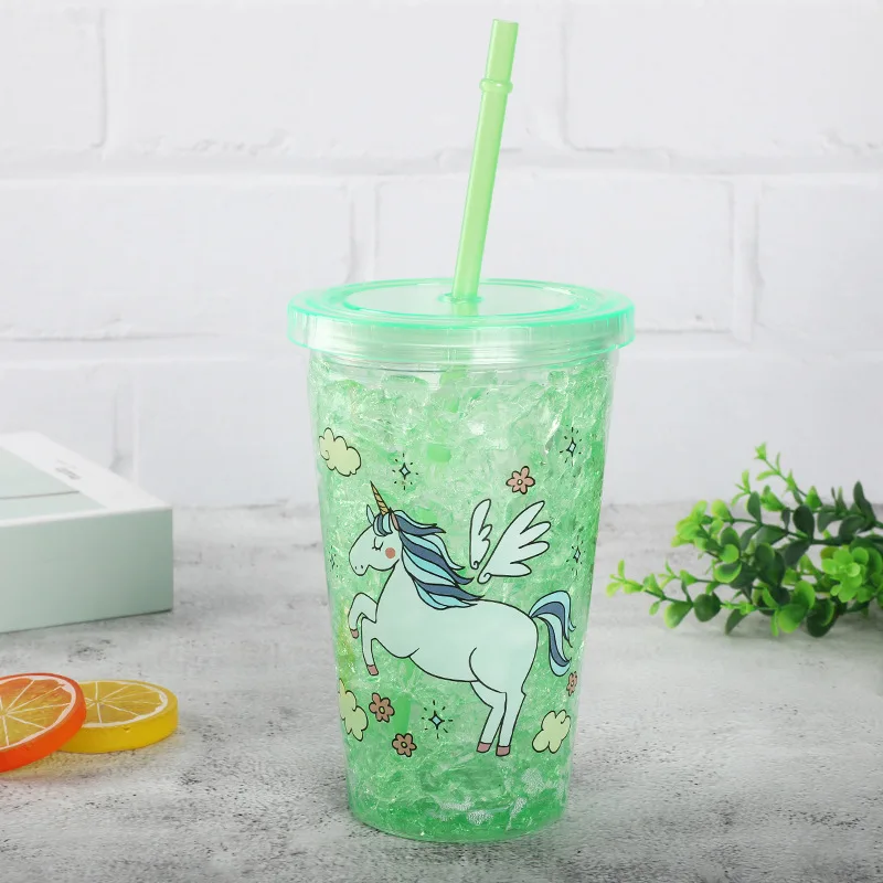 450 мл Единорог молочный коктейльный напиток бутылка для воды Модная Портативная