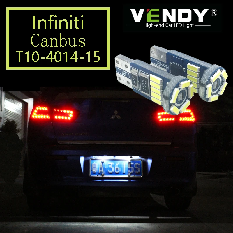 2 шт. светодиодные лампы W5W T10 194 для Infiniti FX45 FX50 G35 G37 M35 M45 QX56 JX35 EX37 Q60|Сигнальная лампа|
