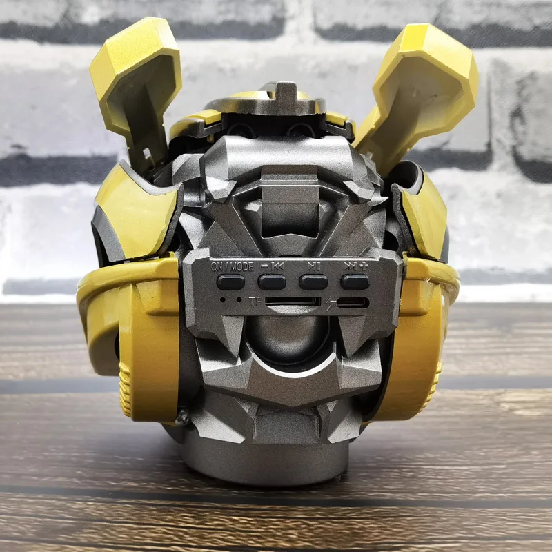 

Bumblebee Helmet Bluetooth Wireless Mini Speaker Portable Stereo Loudspeakers For FM Radio USB Mp3 TF Smart Subwoofer