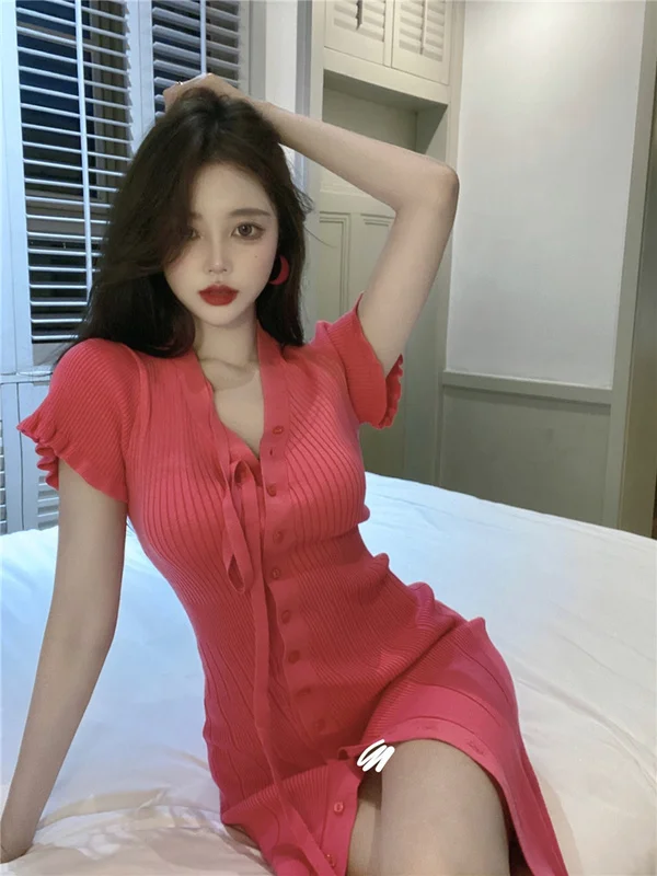 Dress Women's Pink French Style Rac | Женская одежда