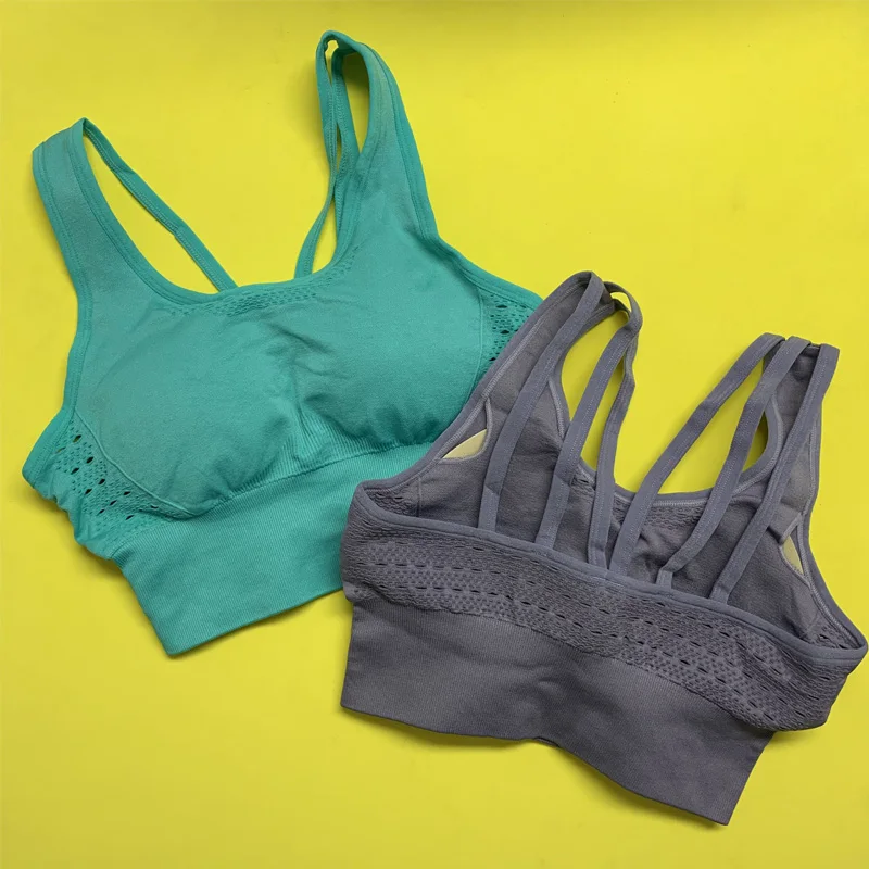 

2PCS Seamless Yoga Sets Women Summer Sport Bra Fitness Clothing+High Waist Gym Shorts Sport Leggings Workout Set