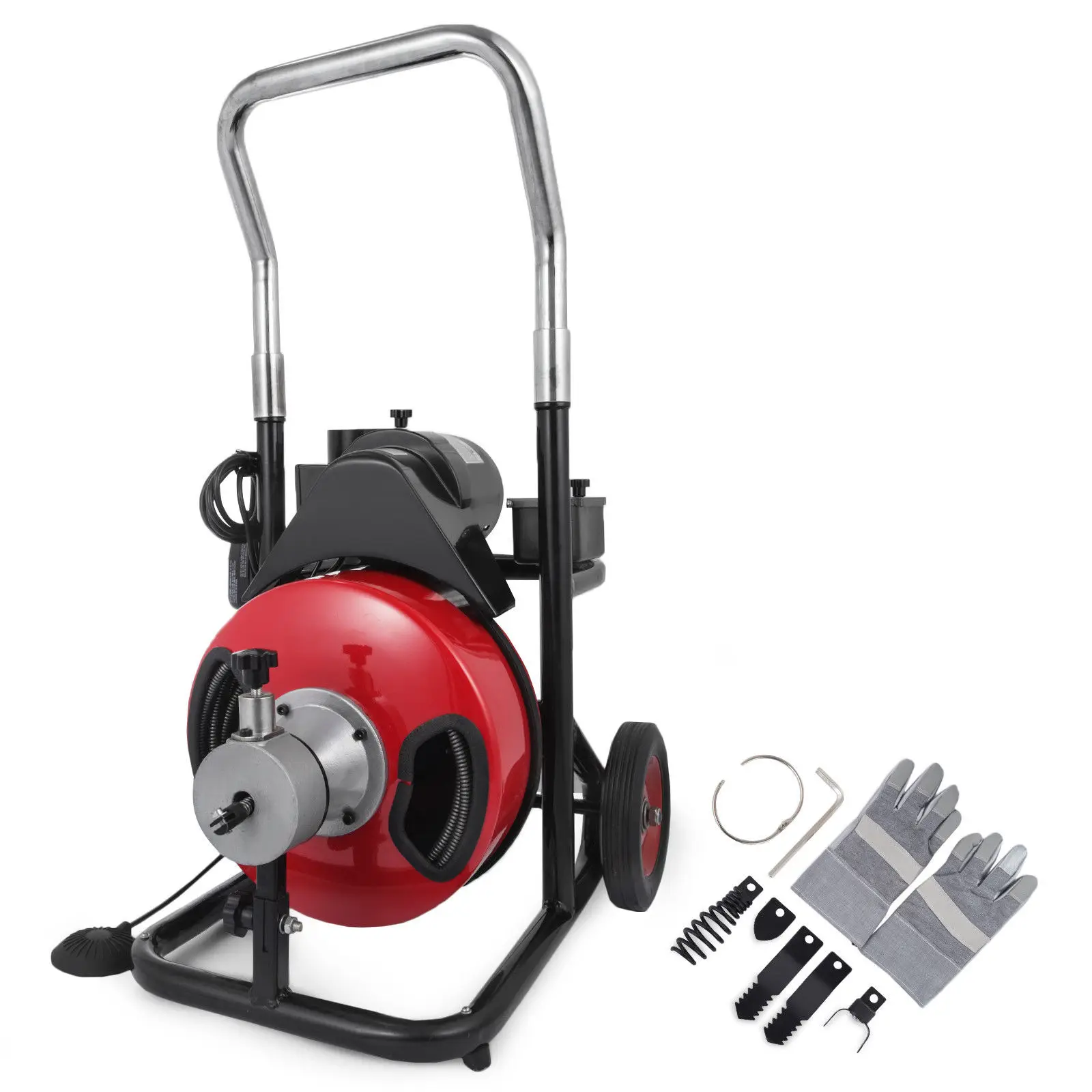 50FT * 1/2 ''сливной шнек для уборки труб местный Змеиный канализационный