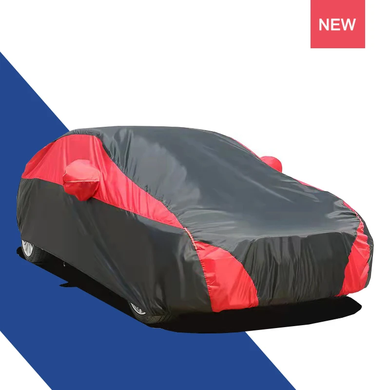 

Kayme New Multi-Layer Add Cotton Car Cover Waterproof All Weather, Outdoor Rain Snow Frost Sun UV Protection Fit Sedan Suv Jeep