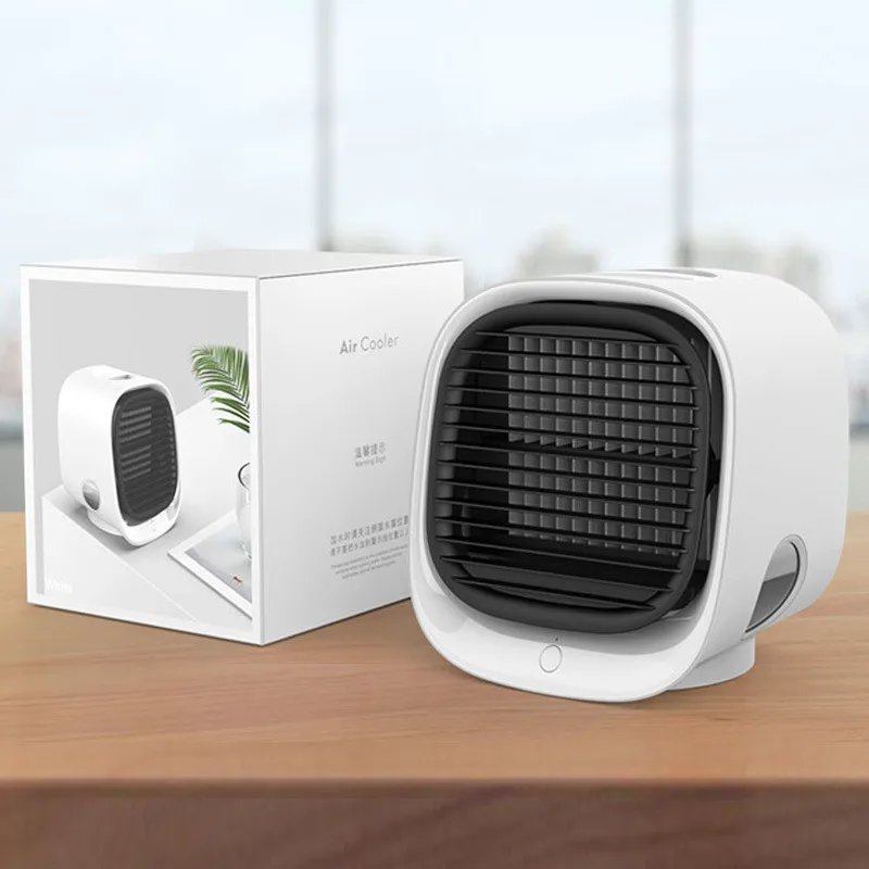

Mini Portable Air Conditioner Fan Multi-function Humidifier Purifier USB Desktop Air Cooler Fan with Water Tank Home 5V