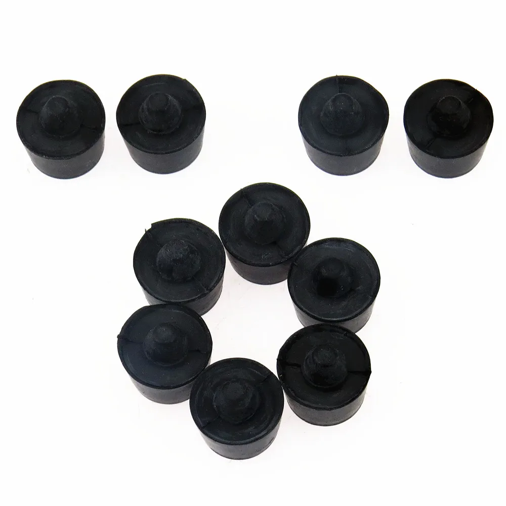 

SCJYRXS Qty10 Protect Car Door Cushion Shockproof Rubber Buffering Stopper For VW Scirocco Golf MK5 MK6 Sharan Polo 1K8837529