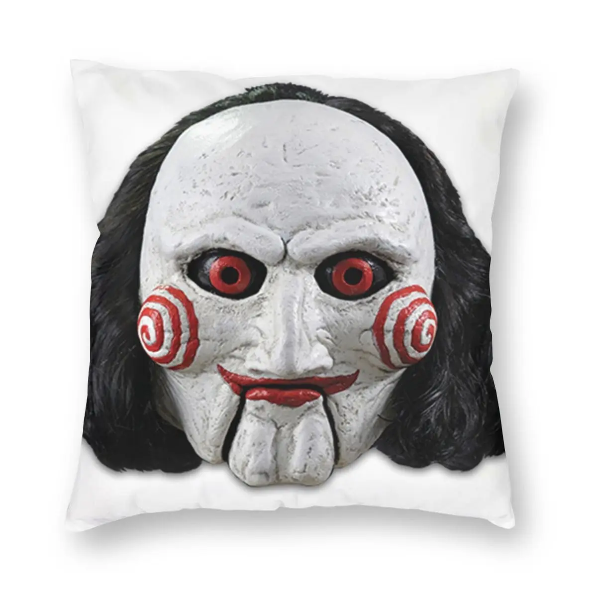 

Billy The Puppet Saw Pillowcase Soft Polyester Cushion Cover Decor Horror Movie Jigsaw Throw Pillow Case Cover Square 18''