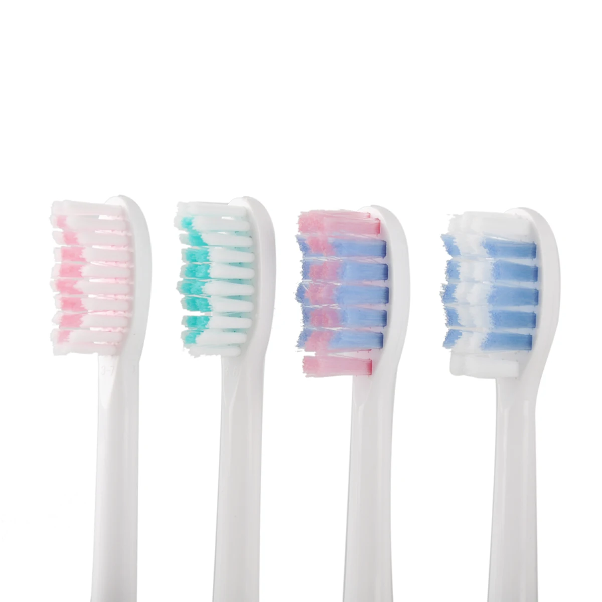 Заменяемые насадки для электрической зубной щетки Lansung I1, мягкие щетинки, 4 штуки в наборе.