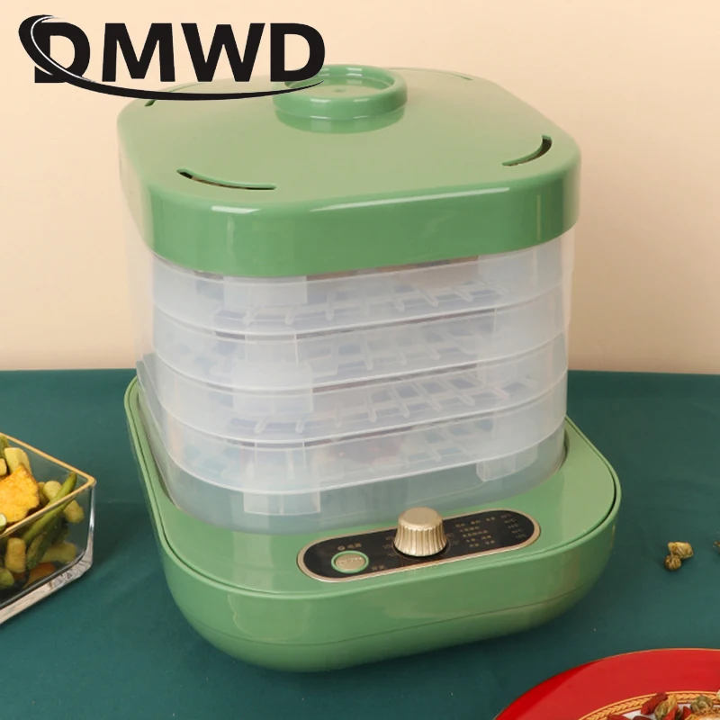Дегидратор для продуктов DMWD 5 лотков сушилка фруктов овощей трав мяса