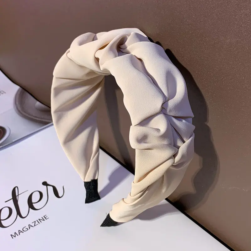 

Ободок для волос женский однотонный с цветочным дизайном