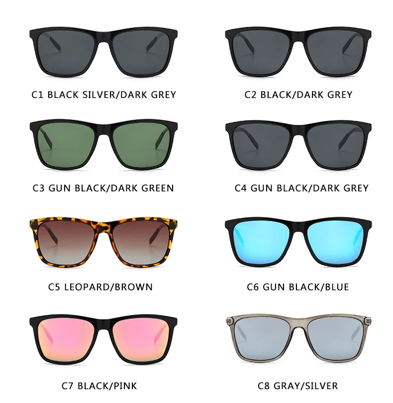 

2021 Polarized UV400 Sunglasse Men Dazzle Color Driver Classic Retro Brand Designer Light Flexible Sun Glass Oculos De Sol