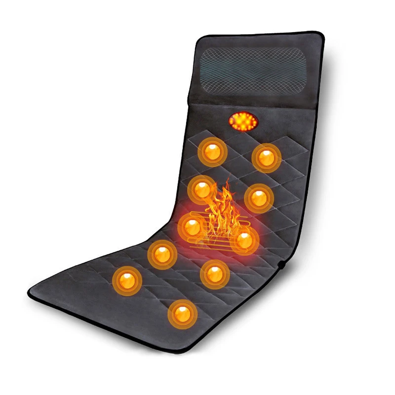 

Whole Body Electric Massage Mattress Infrared Heating Kneading Vibration Massage Cushion With Airbag Pain Relief Health Care Mat
