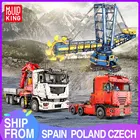 Технический автомобиль MOULD KING, строительные блоки, модель экскаватора с дистанционным управлением, строительные блоки, игрушки для детей и взрослых