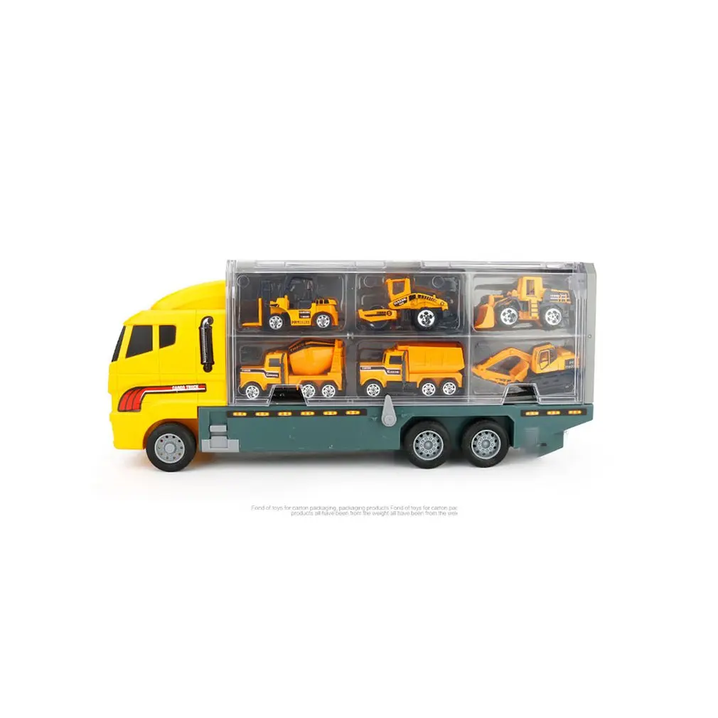 Транспортный автомобиль литье под давлением строительный грузовик игрушечный