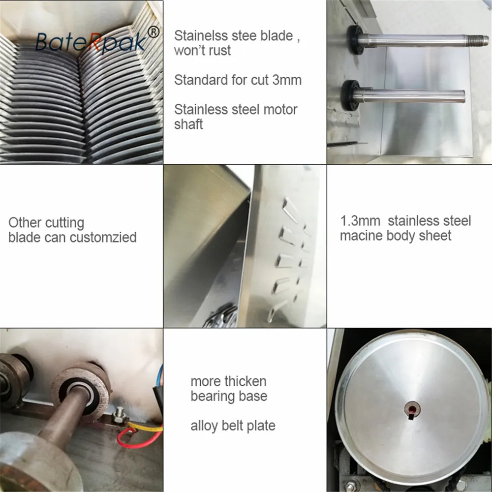 Настольная машина для резки мяса QR-400 из нержавеющей стали электрическая