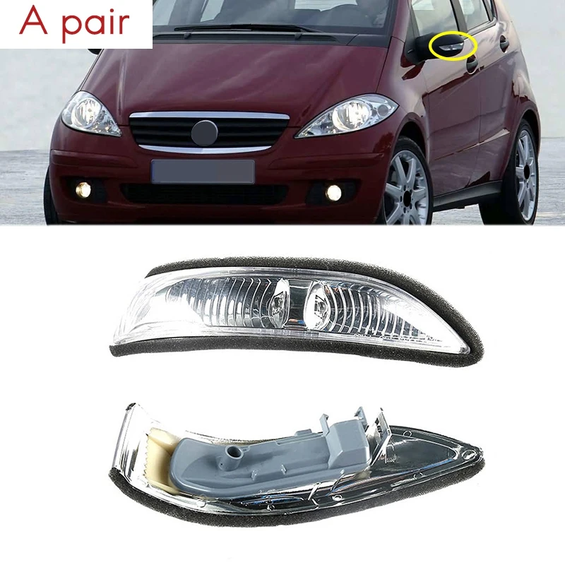 

Left Right Door Mirror Turn Signal Light for Mercedes-Benz W169 W245 A170 A180 A150 A200 B180 B200 1698200521 1698200621