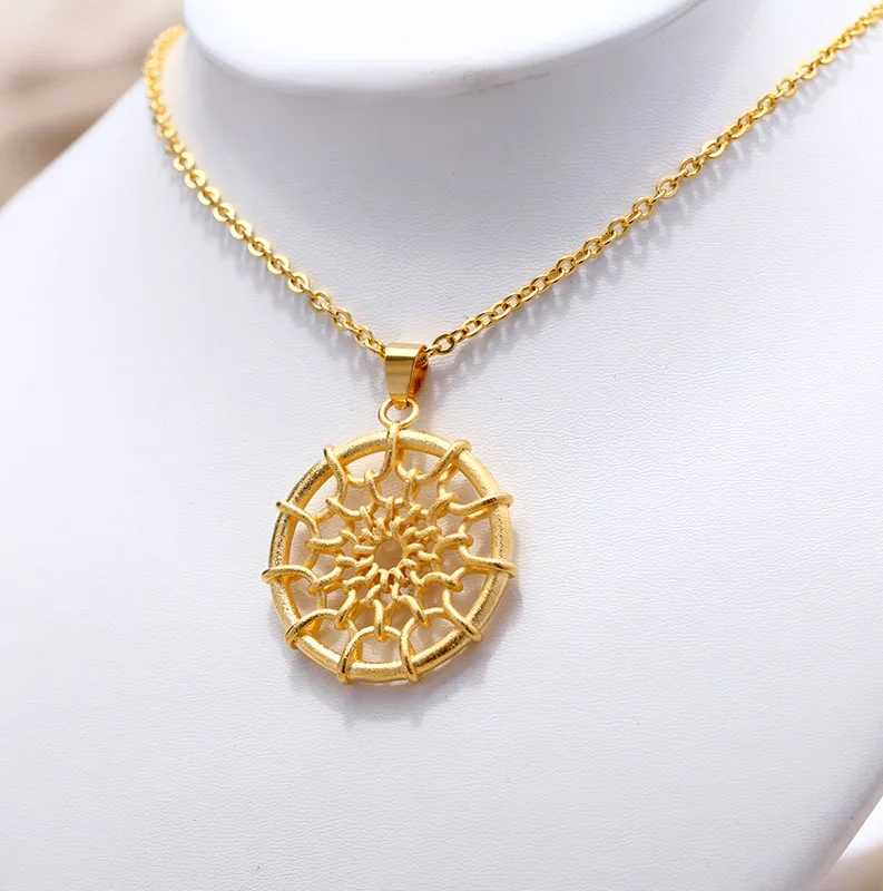 Свадебное ожерелье Wando золотого цвета для пар свадебное ручной работы женщин