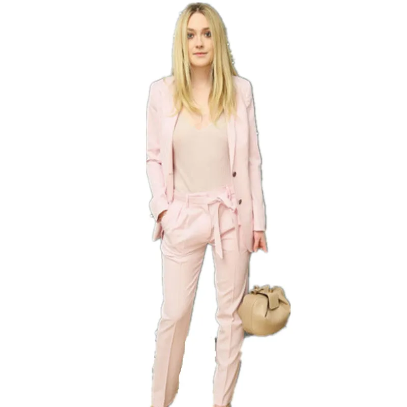 

Office Lady Suit Lady Uniform Business Pants Suits for Women Elegant Formal Party Suits for Wedding 2 Piece High Quality Custom