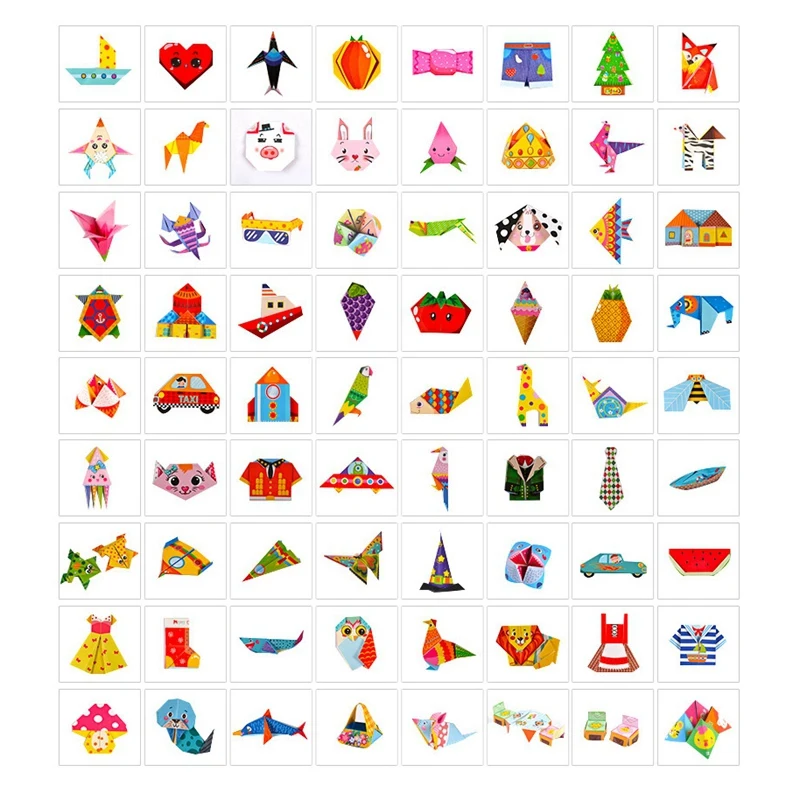 

152 Pcs DIY Educational Origami Paper Cutting Book Crafts Children Handmade Toys Kindergarten Fun Puzzle Baby Kids Gifts