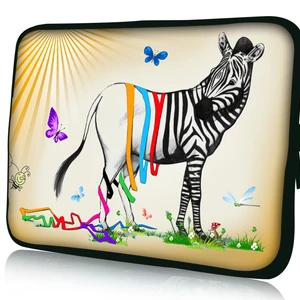 laptop bag soft zebra 13 3 15 waterproof sleeve for macbook air 13 pro retina 14 15 6notebook case cover for lenovo dell free global shipping