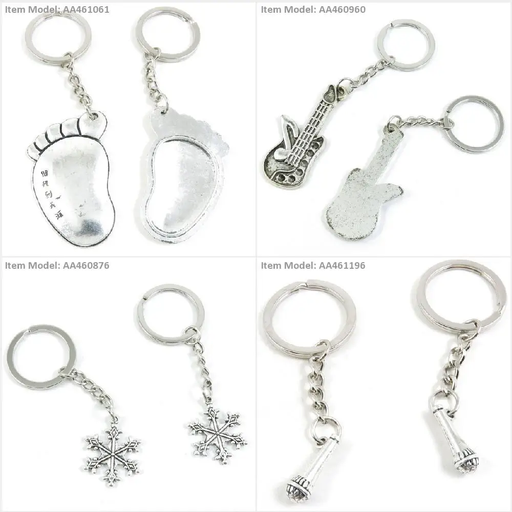 Брелок для ключей подвеска ног электрическая гитара снежинка искусственные