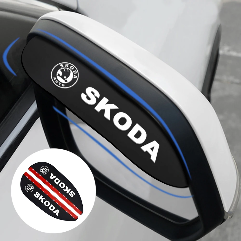 Автомобильное зеркало заднего вида резиновая накладка для Skoda Octavia Fabia Rapid Yeti Kodiaq