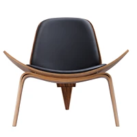 furgle replica black palisander lounge shell chair nordic creative simple designer single sofa chair smile airplane chair