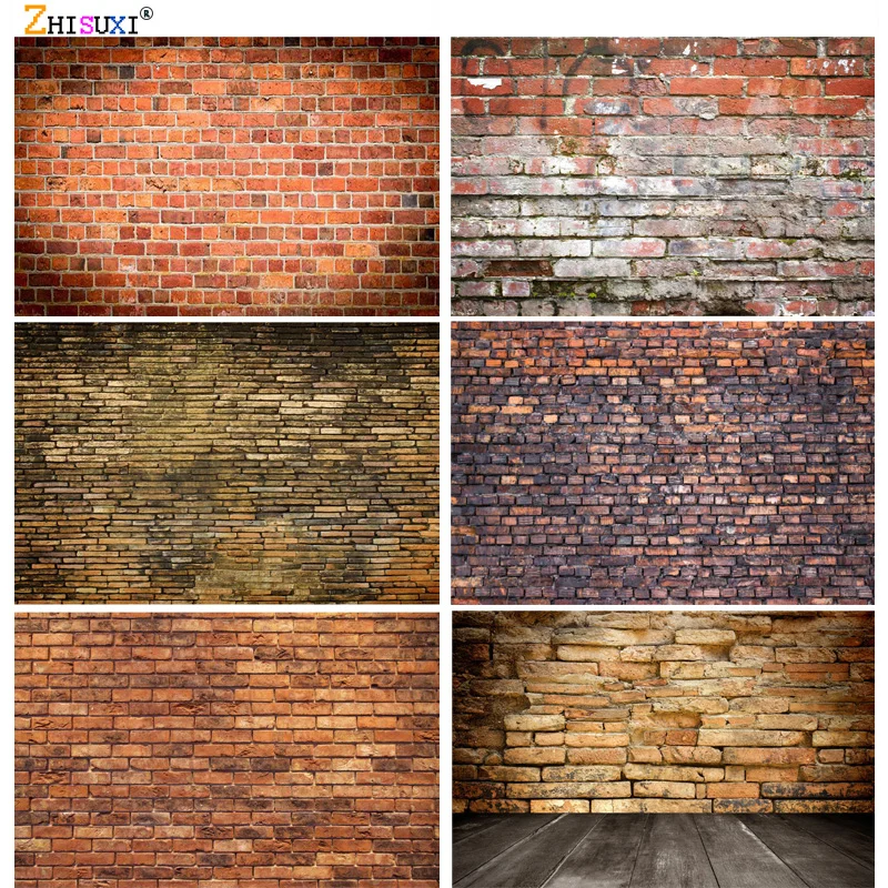 

Vinyl Custom Photography Backdrops Vintage Brick Wall Theme Photo Background Studio Prop 21129 XTZQ-01