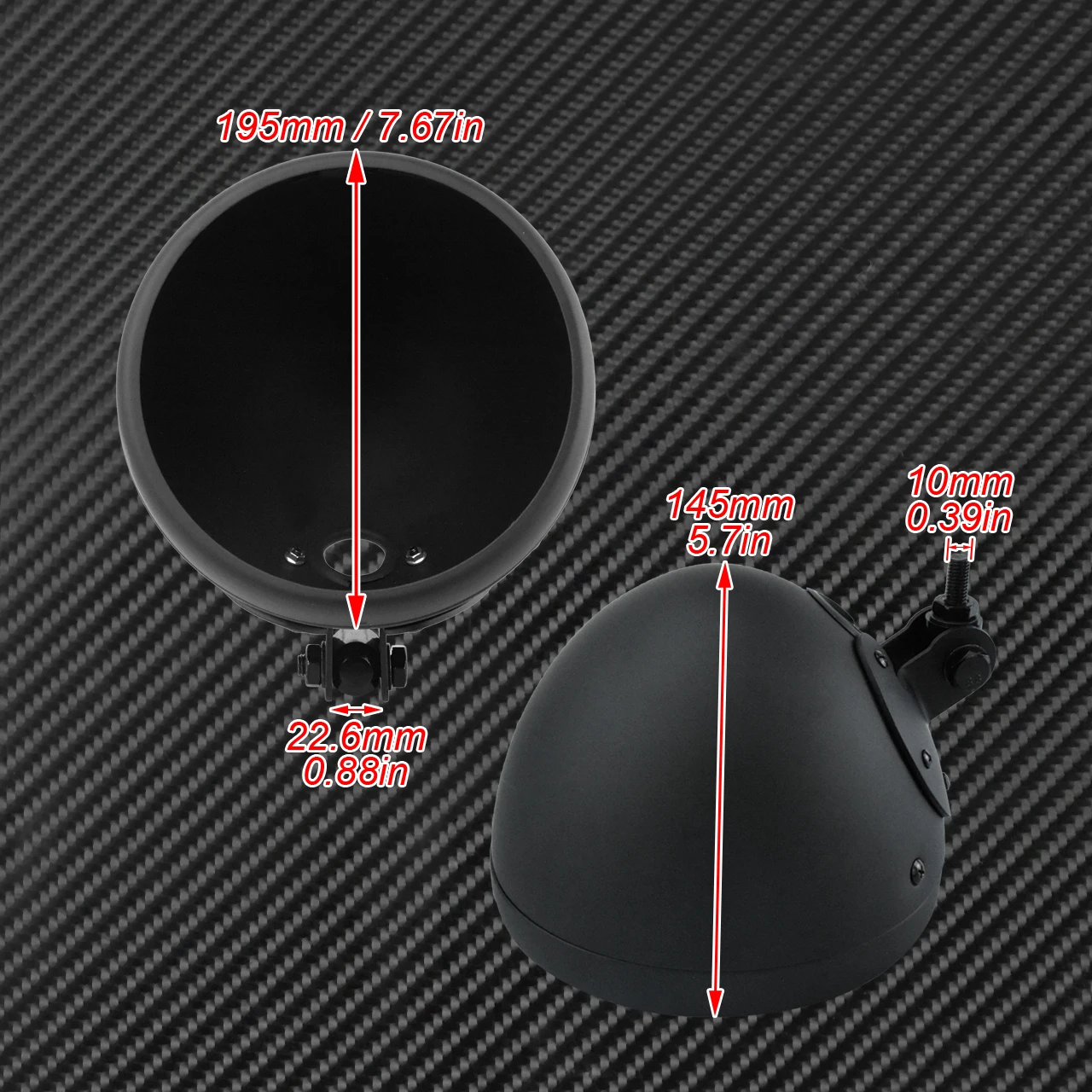 Мотоцикл Универсальный 7 ''головной светильник светодиодный налобный фонарь