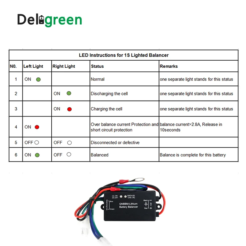 12V Lead Acid Battery Balance With Led Indicator 1S Battery Equalizer BMS Battery GELL Flooded AGM Unique Double Patent