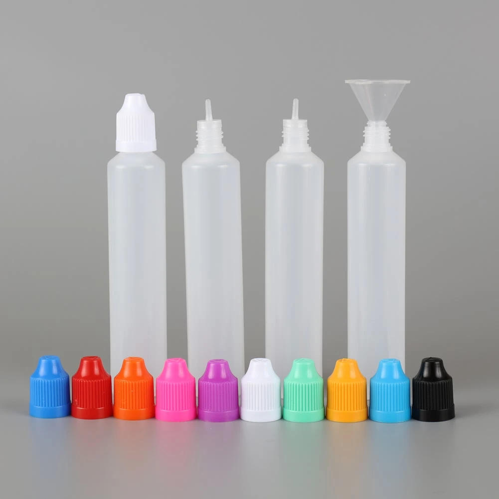 Пустая пластиковая бутылка-капельница для домашних животных с крышкой от детей