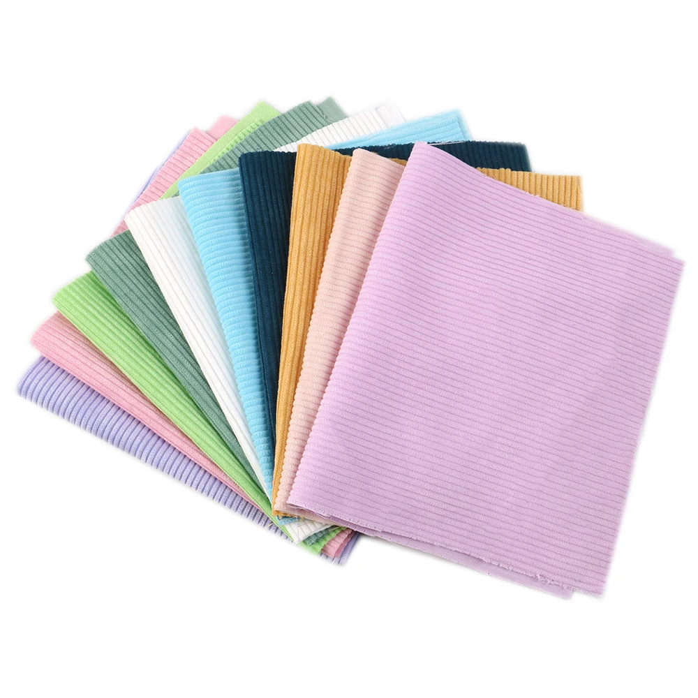 David accessories 20x33cm Stripe Velvet Fabric Multicolor Patchwork Garment Craft DIY Sewing Material Decoration c8609 | Дом и сад