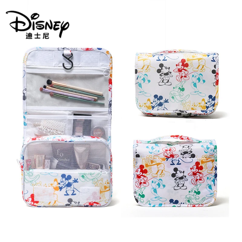 Модная вместительная косметичка Disney с Микки многофункциональная дорожная