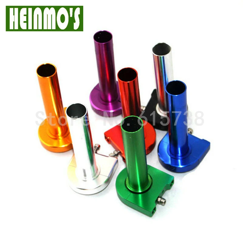 Серебряная алюминиевая рукоятка CNC для мотоцикла регулировки заслонки