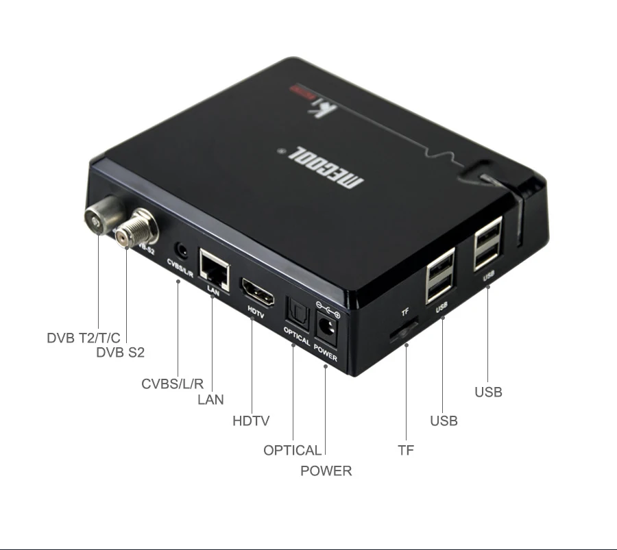 MECOOL KI PRO DVB-S2 DVB-T2 DVB-C декодер Кода Android 7 1 ТВ коробка 3 Гб оперативной памяти 16
