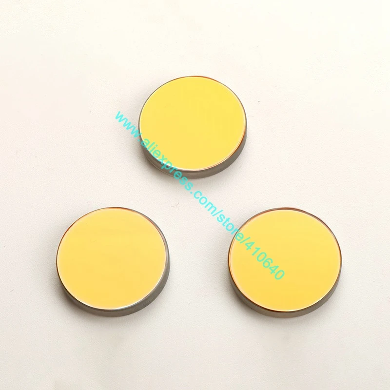 Диаметр 20 мм лазер K9 CO2 отражение зеркальное стекло материал с золотым покрытием