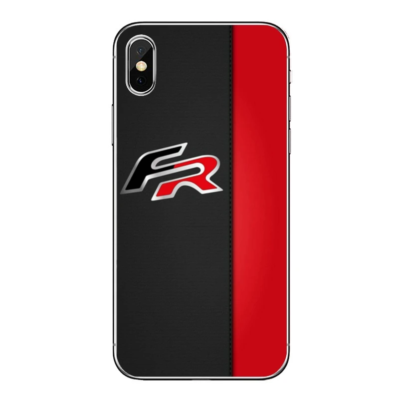 Прозрачный чехол для телефона для Xiaomi Redmi Note 7 6 6A 5A 4 4A 3 pro S2 5 плюс 4x Pocophone F1 автокресло fr логотип - Цвет: Seat-fr-logo-B-05