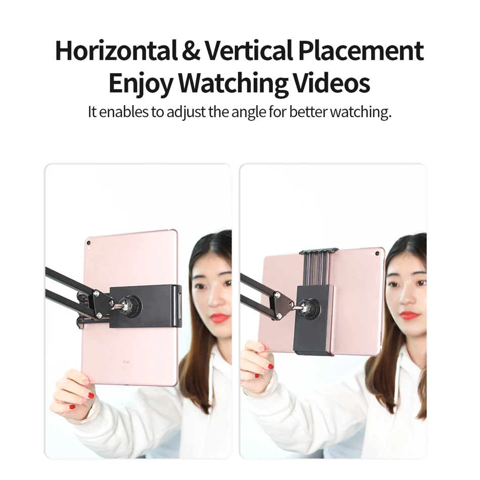 ROCK держатель планшета для iPad Pro Air Mini Tablet складной ленивый Настольный для iPhone XS Xiaomi зажим для смартфонов Подставка для планшета