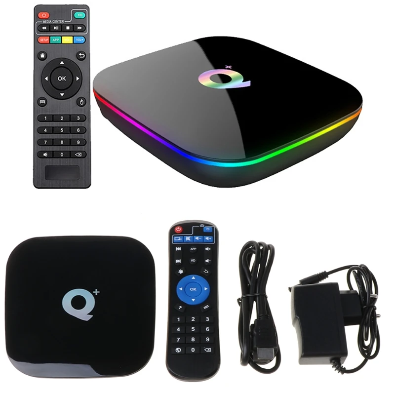 ТВ-приставка CPDD Q Plus Smart TV Box и roid 9.0 4 Гб RA M 32 ROM 2 4G WiFi Set Top | Электроника