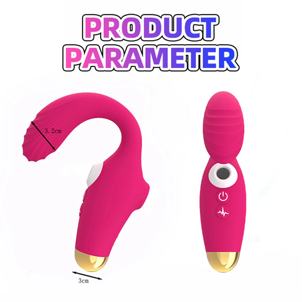 Мощный на присосках для клитора вакуумный вибратор сосание сосков язык