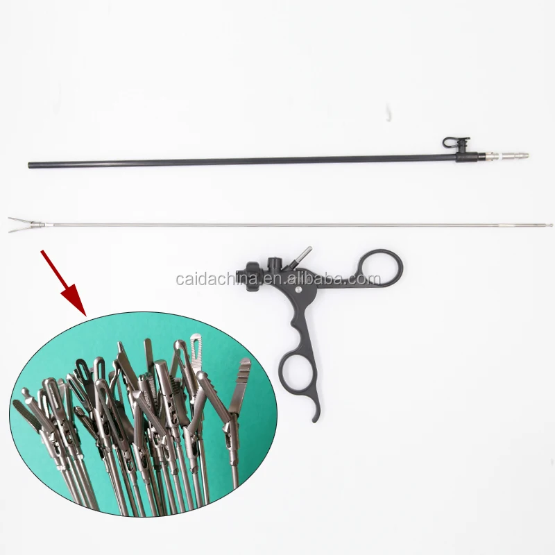 

laparoscopic instrument Grasping Forceps Single-action stomach forceps YQ807.13B with T02A handle