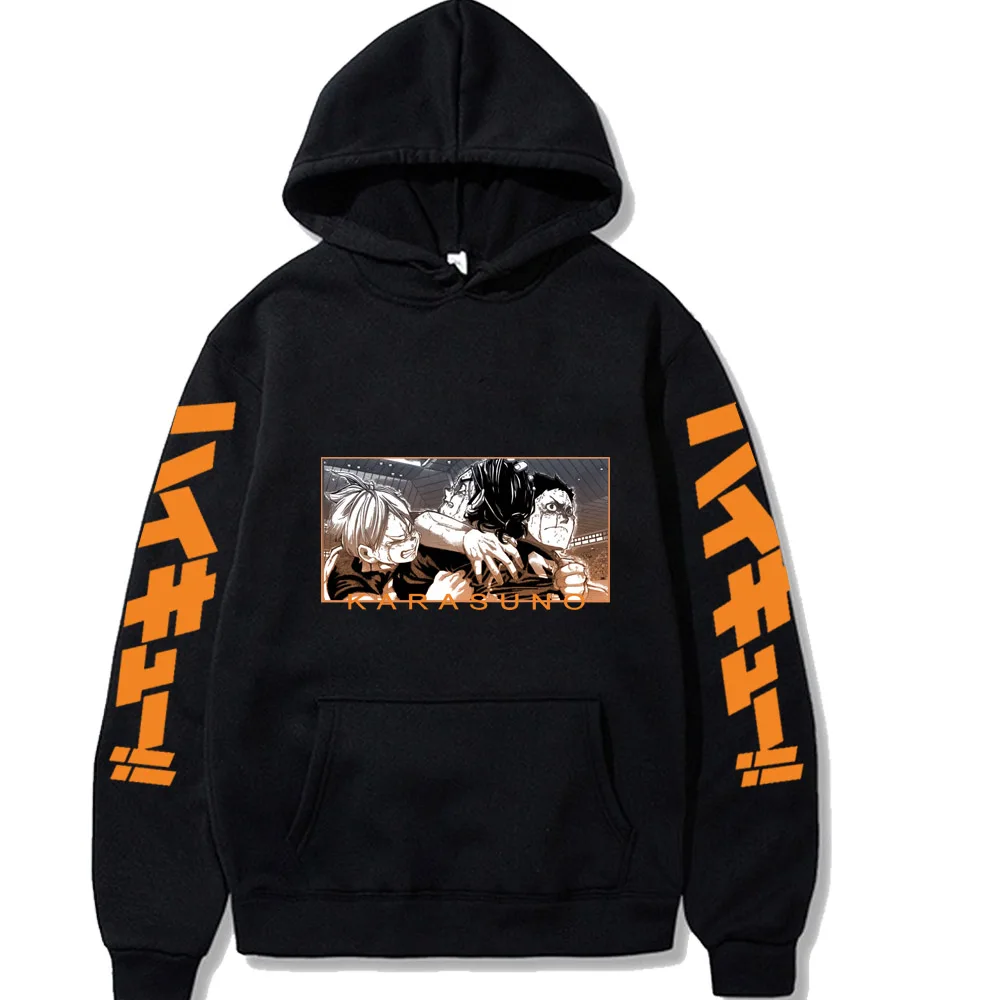 

Uniex Anime Haikyuu Hoodie Pullovers Tops Casual Fshion Autumn