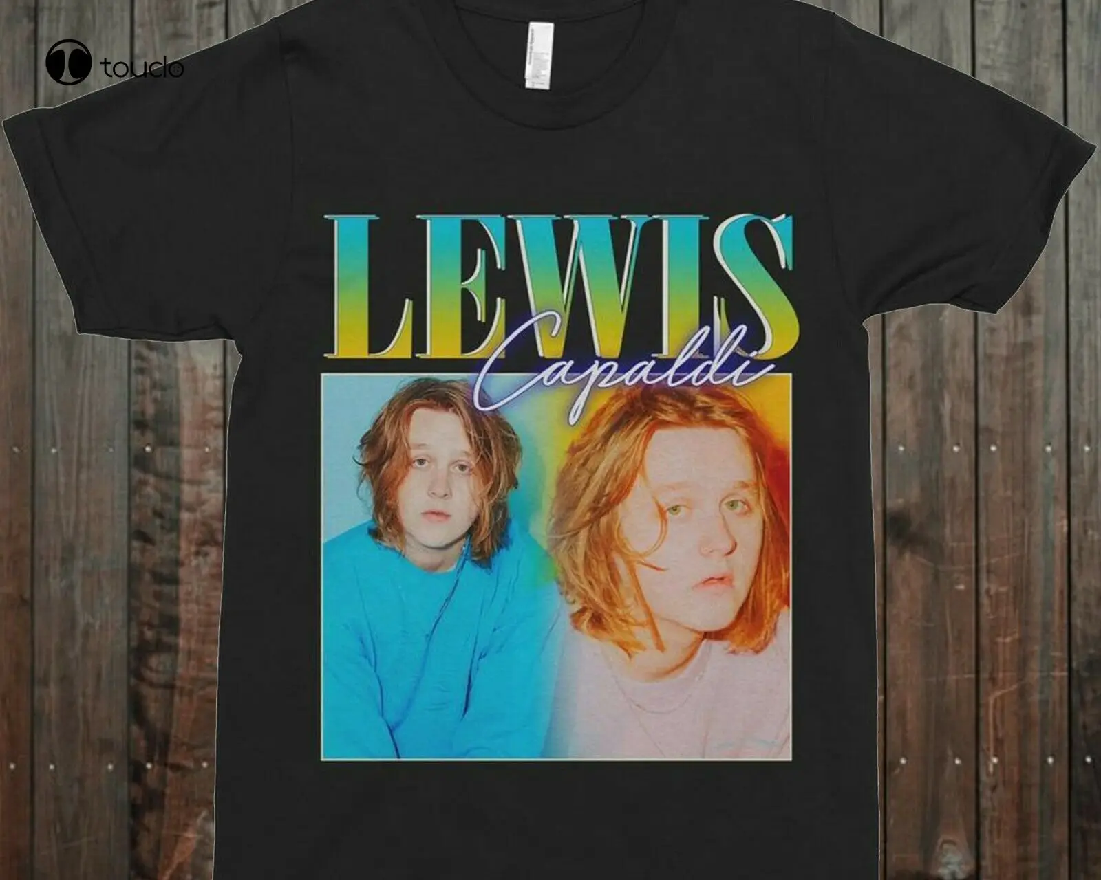 

Lewis Capaldi 90S Crewneck Vintage T-Shirt Tee Shirt Custom aldult Teen unisex digital printing Tee shirt fashion funny new