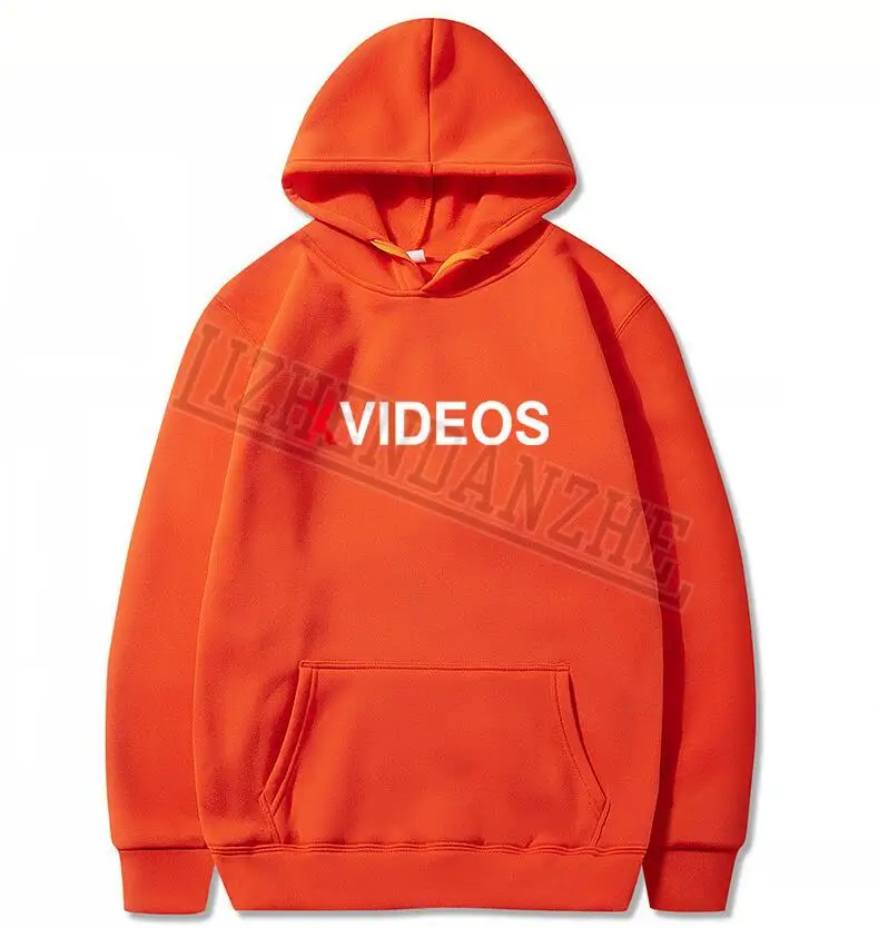 Эротические инновационные мужские толстовки бренда xвидео с логотипом модные