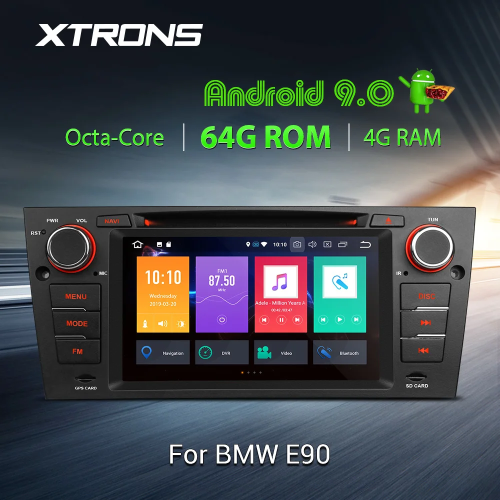 Автомобильный мультимедийный DVD-плеер XTRONS на Android 9 0 с 7 &quotэкраном GPS Wi-Fi TPMS OBD для BMW