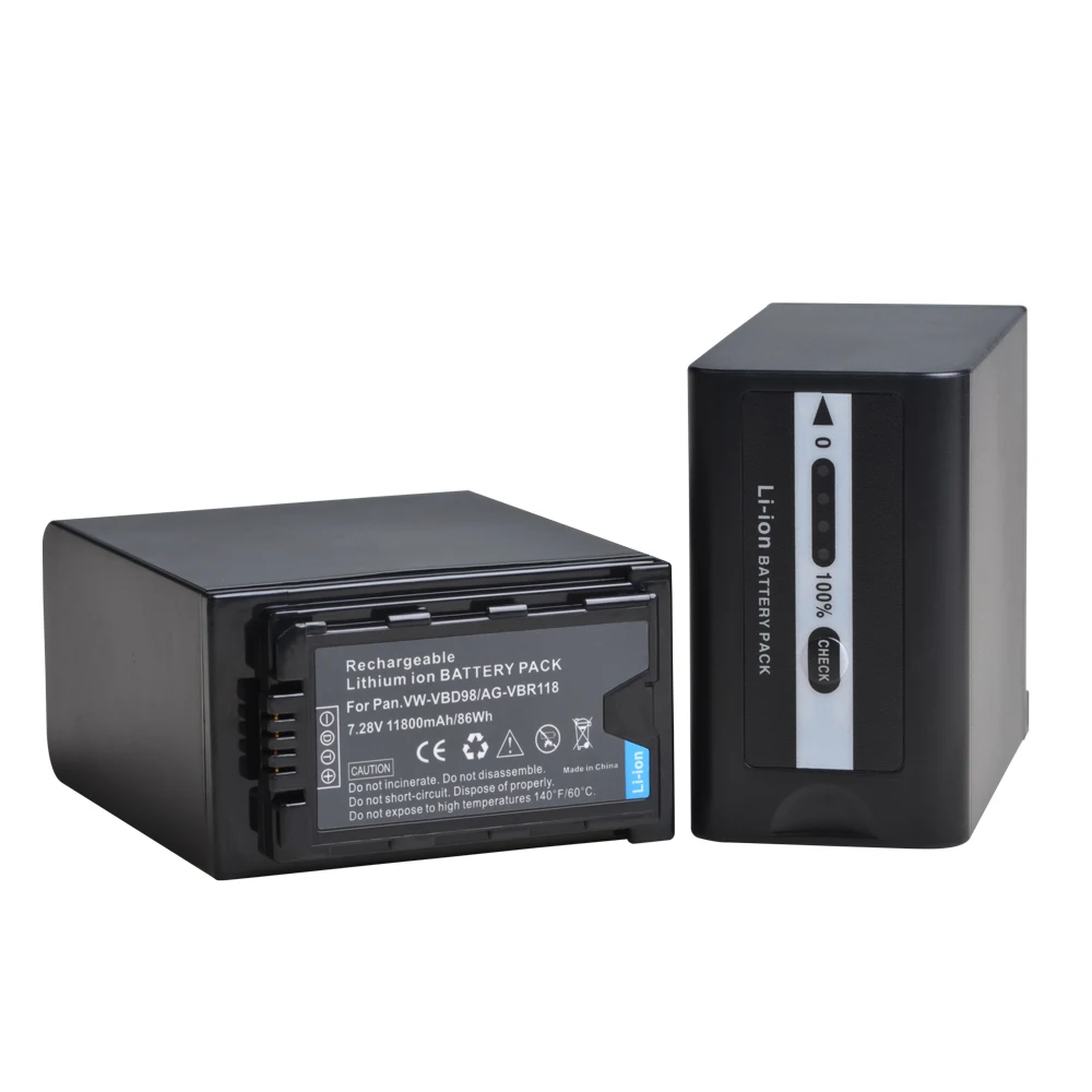 Модернизированный аккумулятор и зарядное устройство VW-VBD98 для Panasonic AG-VBR59 AG-VBR89
