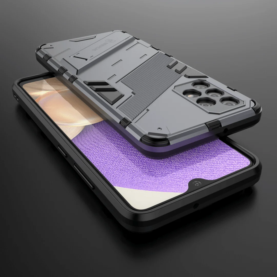 for samsung galaxy a82 72 52 32 22 12 02 hard rubber armor bracket cover case punk stlye protect shockproof free global shipping