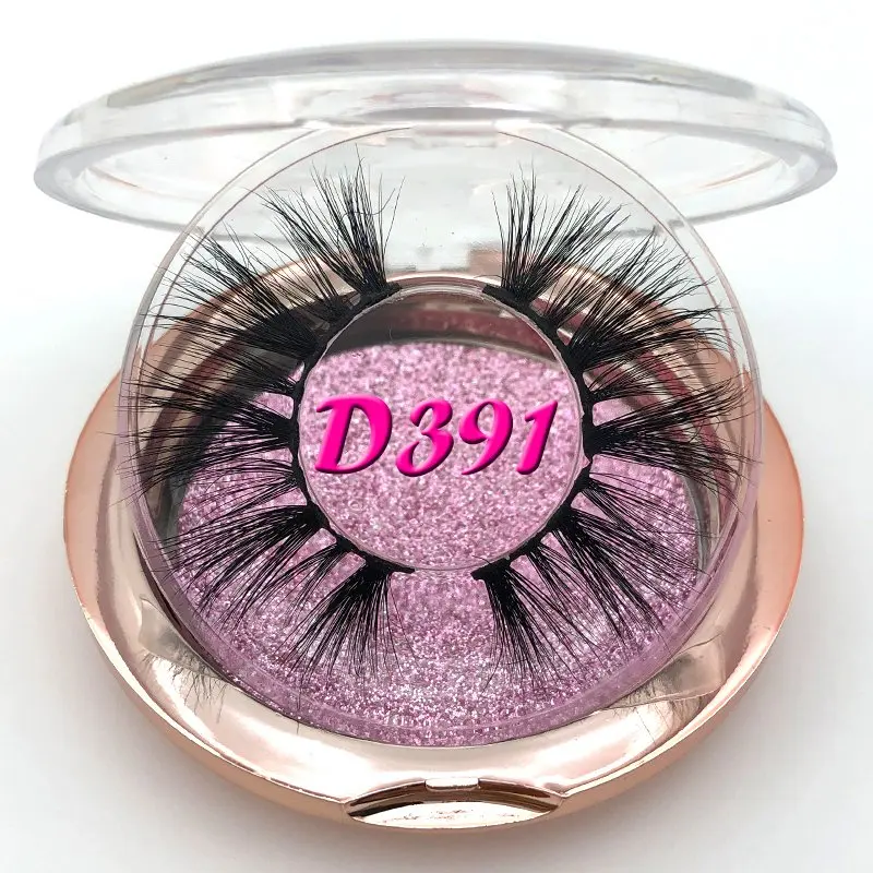 D391 Mikiwi D380 ресницы 3D норковые ресницы Роскошные ручной работы норковые ресницы среднего объема без грубости норковые накладные ресницы верхние ресницы - Цвет: D391