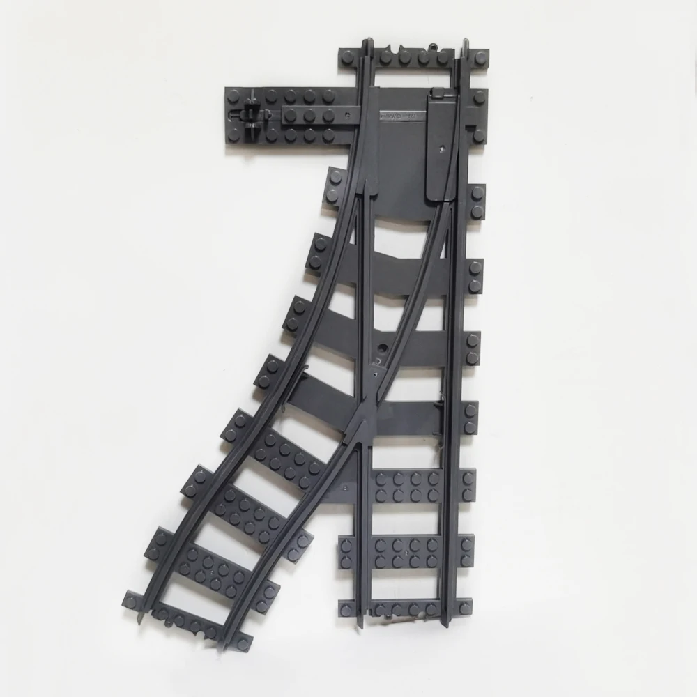 

Replacement Parts For Ausini City Train Tracks Switch Rail Crossing Building Block Brick Curved Straight Railway Sets 10-100 pcs