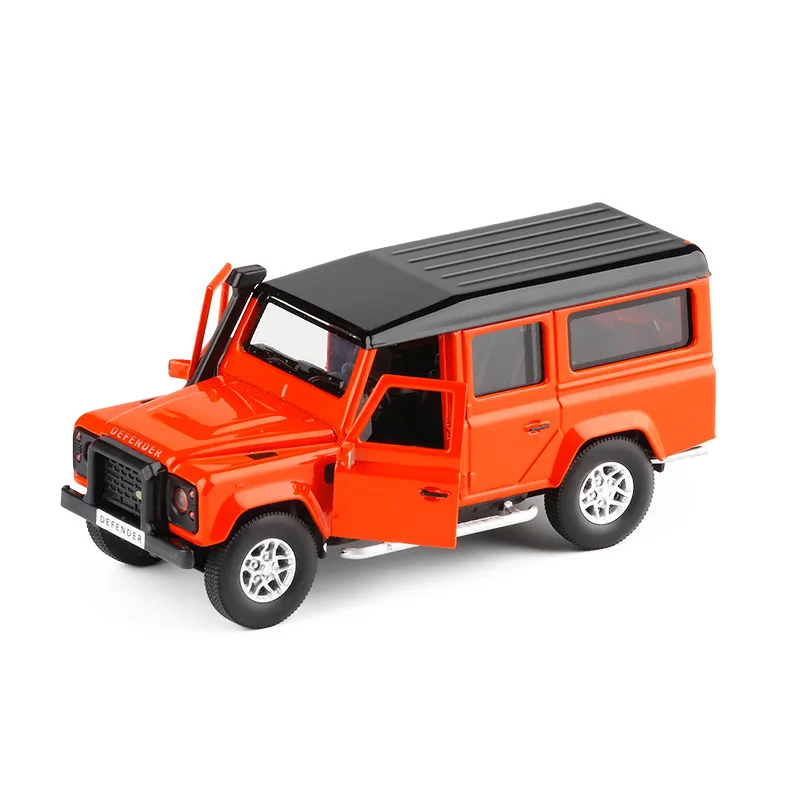 1:36 высокая имитация JK Land Defender SUV модель автомобиля из сплава дверь оттяните назад мальчик металлическая модель игрушечный автомобиль для детей Подарки