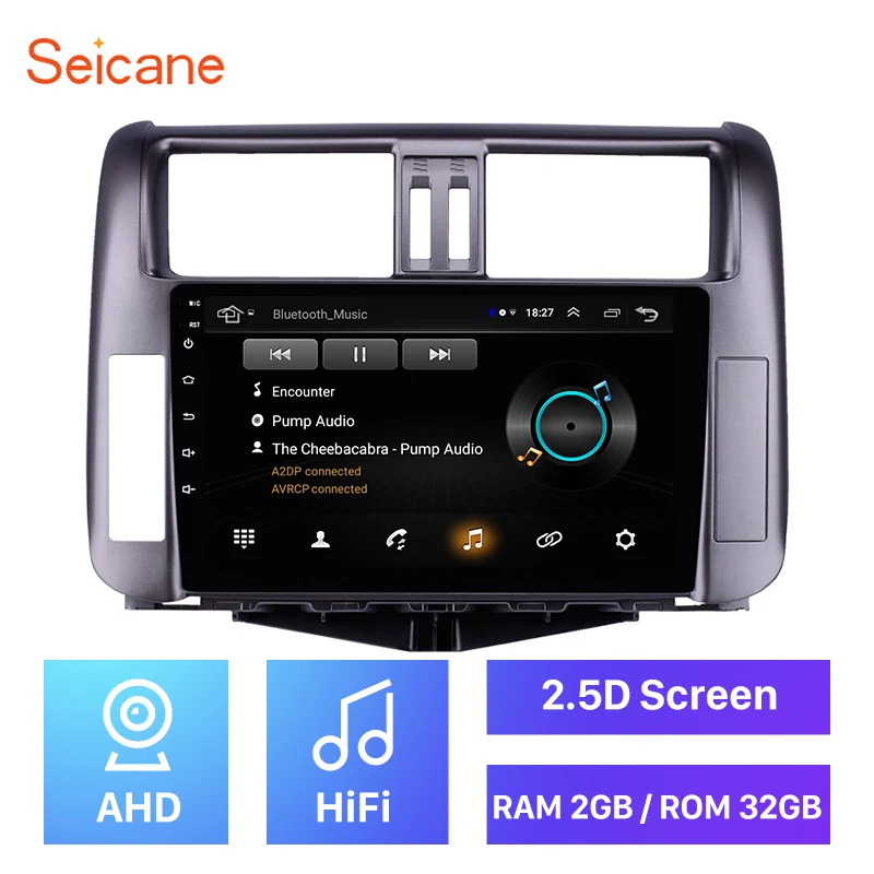 Автомагнитола Seicane 2 Гб ОЗУ 32 ПЗУ 2din Android 9 1 GPS автомобильный мультимедийный плеер
